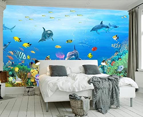 Tapeten Fototapete 3D Effekt Die Unterwasserwelt Wandbilder Wohnzimmer Deko Schlafzimmer Tapete Vliestapete von songqians