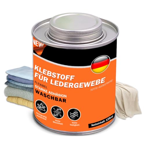 Lederkleber, Lederkleber Extra Stark Reparatur Echtleder, Leder Kleber zur Verklebung von Leder und Untergründen aus unterschiedlichen Materialien (125ml) von songyea