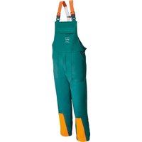 Sonstige - Forstschutz-Latzhose Gr. 52 grün/orange - grün/orange von sonstige