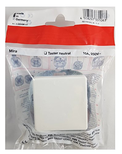 Taster neutral weiß - Mira - REV Ritter 601665.14 11.11 / 10A, 250V Taster neutral weiß - Mira - REV Ritter 601665.14 11.11 / 10A, 250V von sonstige