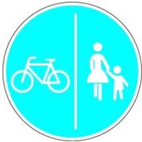 VKZ.241-30 Ronde 600mm getrennter Rad-u.Fußweg RAL-Gütezeichen Folie RA1 VKZ.241-30 Ronde 600mm getrennter Rad-u.Fußweg RAL-Gütezeichen Folie RA1 von sonstige