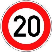 VKZ.274-10 Ronde 600mm 10 km/h RAL-Gütezeichen Folie RA2 von sonstige