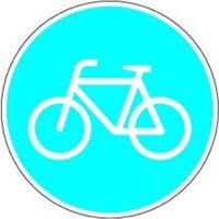 Sonstige - Verkehrszeichen 237 Ronde 600 mm, Sonderweg Radfahrer, RAL-Gütezeichen Folie RA2 von sonstige