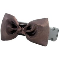 Brown Bow Tie Dog Collar-Dog Collar-Wedding Attire For Dogs-Hunde-Hochzeit-Herbst-Satin Hundebogen-Krawatte-Formale Hund Bogen Krawatte von sophisticatedpup