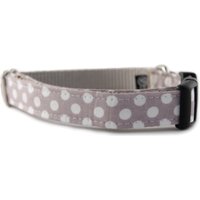 Grau Hundehalsband - Kakao Dot Polka Tan Verstellbare Anspruchsvolle Welpen von sophisticatedpup