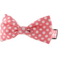 Pink Bow Tie Dog Collar-Pink & White Polka Dot Bowtie Collar-Bubble Gum Dot Bow Tie Collar von sophisticatedpup