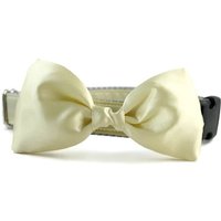 Yellow Bow Tie Dog Collar-Dog Collar-Wedding Attire For Dogs-Hundeschlittenhochzeit-Hellgelbe Satin-Hundebogen-Krawatte-Formale Hundebogen-Krawatte von sophisticatedpup