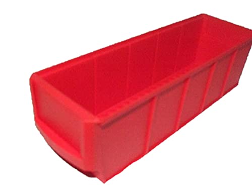Industrieboxen 300x91x81mm rot Stapelboxen Lagerbehälter Schütte Regalkästen Lagerbox stapelbar Made in Germany von sopo a-z