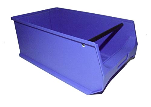 Sichtlagerbox Gr. 5 blau 500x300x200 mm mit Griffstange Stapelbox Made in Germany 8 Stück Sichtlagerbox Gr. 5 blau 500x300x200 mm mit Griffstange Stapelbox Made in Germany 8 Stück von sopo a-z