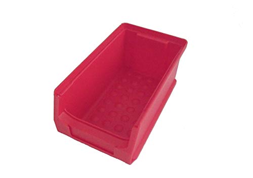 Stapelboxen Gr.2 175x 100x 75 mm rot Sichtlagerboxen Lagerkästen Made in Germany 20 Stück von sopo a-z