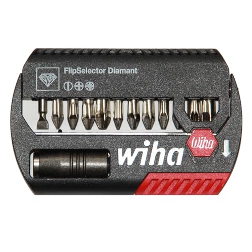 sopomarkt24 Bit Set Flip Selector Diamant beschichtet 14teilig Schrauberbit hochwertiger Bithalter CentroFix Dia Bits Für Heimwerker und Industrie 2D7 sopomarkt24 Bit Set Flip Selector Diamant beschichtet 14teilig Schrauberbit hochwertiger Bithalter CentroFix Dia Bits Für Heimwerker und Industrie 2D7 von sopomarkt24
