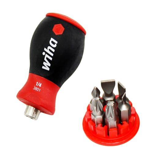 sopomarkt24 Bithalter Stubby Griff mit 6 Bits Bit-Handhalter Magazin Schlitz Kreuzschlitz PZ Soft Finish Made in Germany Zubehör Schraubenzieher sopomarkt24 Bithalter Stubby Griff mit 6 Bits Bit-Handhalter Magazin Schlitz Kreuzschlitz PZ Soft Finish Made in Germany Zubehör Schraubenzieher von sopomarkt24