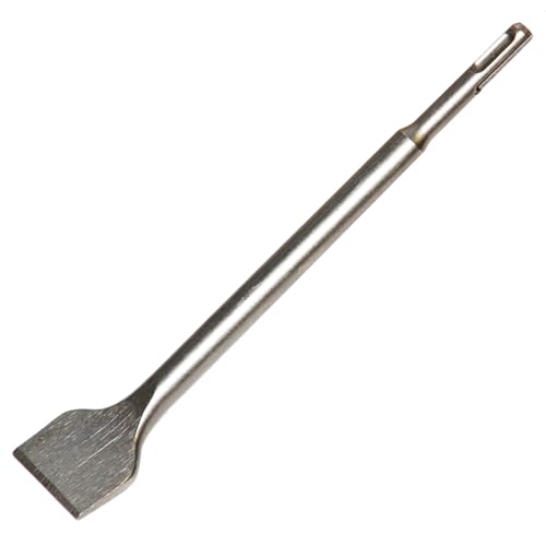 sopomarkt24 Fliesenmeißel 40x250mm SDS Plus – Breitmeißel gekröpft 22° abgewinkelt – Profi Meißel zum Fliesen entfernen – Präzise Breite 40mm für Wand- und Bodenflächen von sopomarkt24