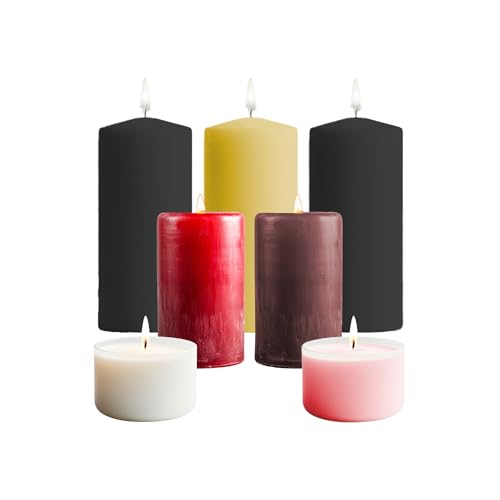 sopomarkt24 Kerzenset Wachskerzen Duftkerzen Stumpenkerzen Teelichter Raumduftset Mixpaket Dekokerzen gemischt in verschiedenen Farben & Größen 3,5 kg für Weihnachten oder als Haushaltskerze sopomarkt24 Kerzenset Wachskerzen Duftkerzen Stumpenkerzen Teelichter Raumduftset Mixpaket Dekokerzen gemischt in verschiedenen Farben & Größen 3,5 kg für Weihnachten oder als Haushaltskerze von sopomarkt24