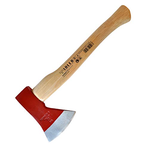 sopomarkt24 Kleines Handbeil Mini-Axt Eschenstiel Holzbeil Forstbeil Universal Spaltwerkzeug Gartenartikel für präzise Arbeit mit Holz polierte Schneide mit Holzgriff 600g von sopomarkt24