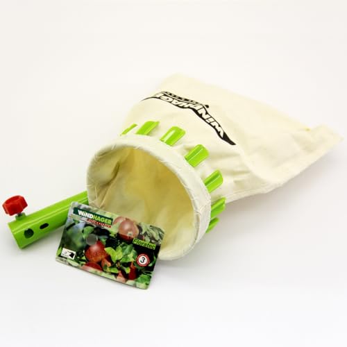 sopomarkt24 Obstpflücker mit Leinen Fangbeutel Obstgreifer Obstflückerwerkzeug Obstsammler Apfelpflücker Pflaumenpflücker Fruit Picker Obsternte Ernte Obst Äpfel Garten sopomarkt24 Obstpflücker mit Leinen Fangbeutel Obstgreifer Obstflückerwerkzeug Obstsammler Apfelpflücker Pflaumenpflücker Fruit Picker Obsternte Ernte Obst Äpfel Garten von sopomarkt24