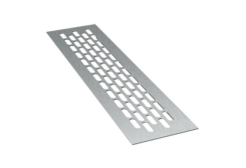 sossai® Lüftungsgitter Aluminium Belüftungsgitter Türgitter in Inox (1 St) von sossai®