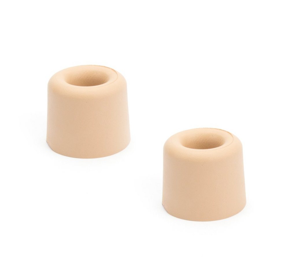 sossai® Türstopper Bodenstopper / Wandstopper NTS1 - ANKE (2 St), Farbe: Beige von sossai®