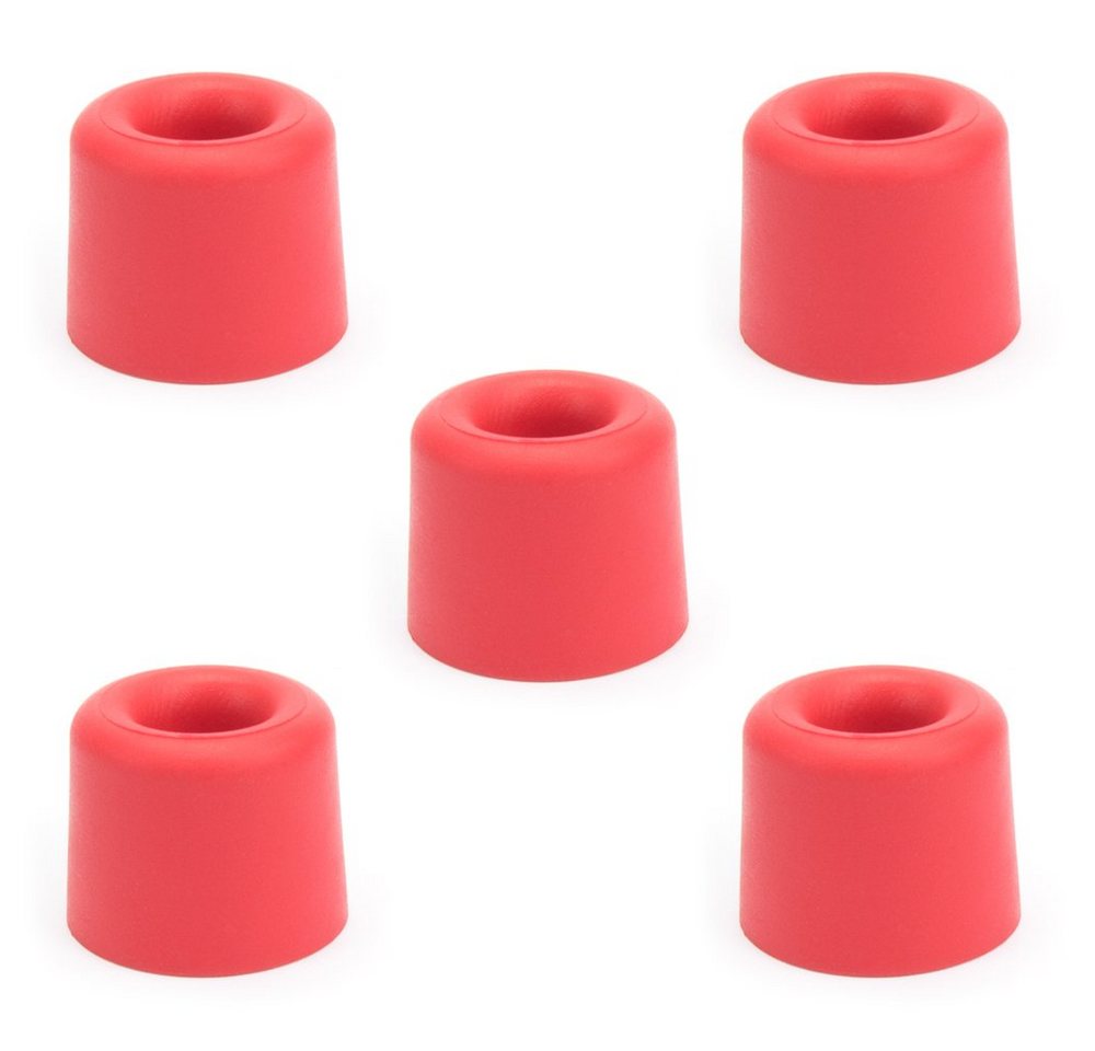 sossai® Türstopper Bodenstopper / Wandstopper NTS1 - ANKE (5 St), Farbe: Rot von sossai®