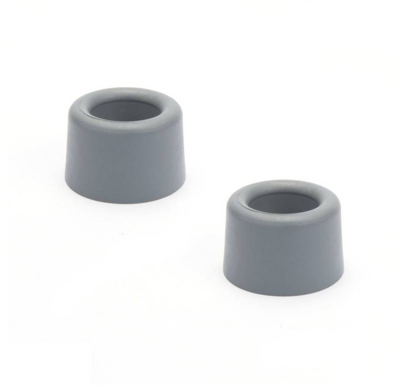 sossai® Türstopper Bodenstopper / Wandstopper NTS1 - ANKE 2 (2 St), Farbe: Grau von sossai®