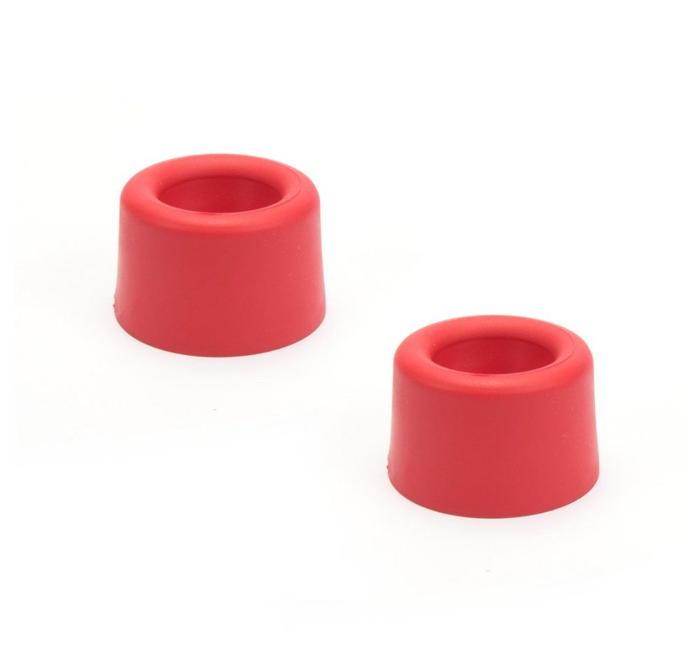 sossai® Türstopper Bodenstopper / Wandstopper NTS1 - ANKE 2 (2 St), Farbe: Rot von sossai®