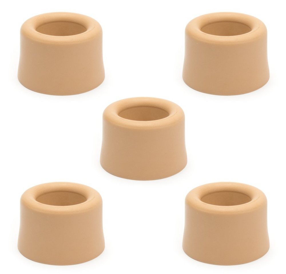 sossai® Türstopper Bodenstopper / Wandstopper NTS1 - ANKE 2 (5 St), Farbe: Beige von sossai®