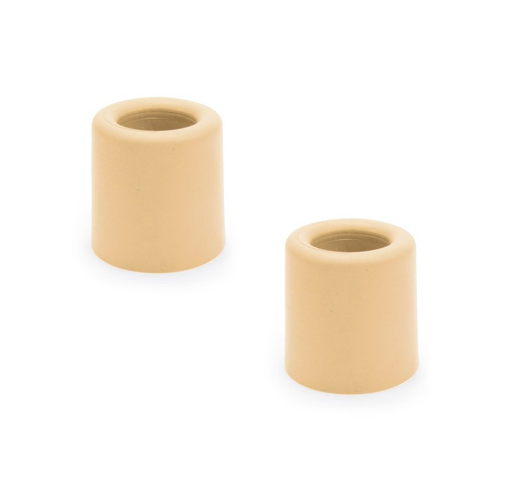 sossai® Türstopper Bodenstopper / Wandstopper NTS1 - ANKE 3 (2 St), Farbe: Beige von sossai®