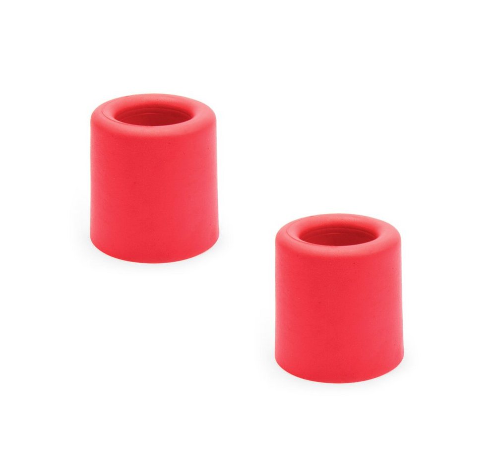 sossai® Türstopper Bodenstopper / Wandstopper NTS1 - ANKE 3 (2 St), Farbe: Rot von sossai®