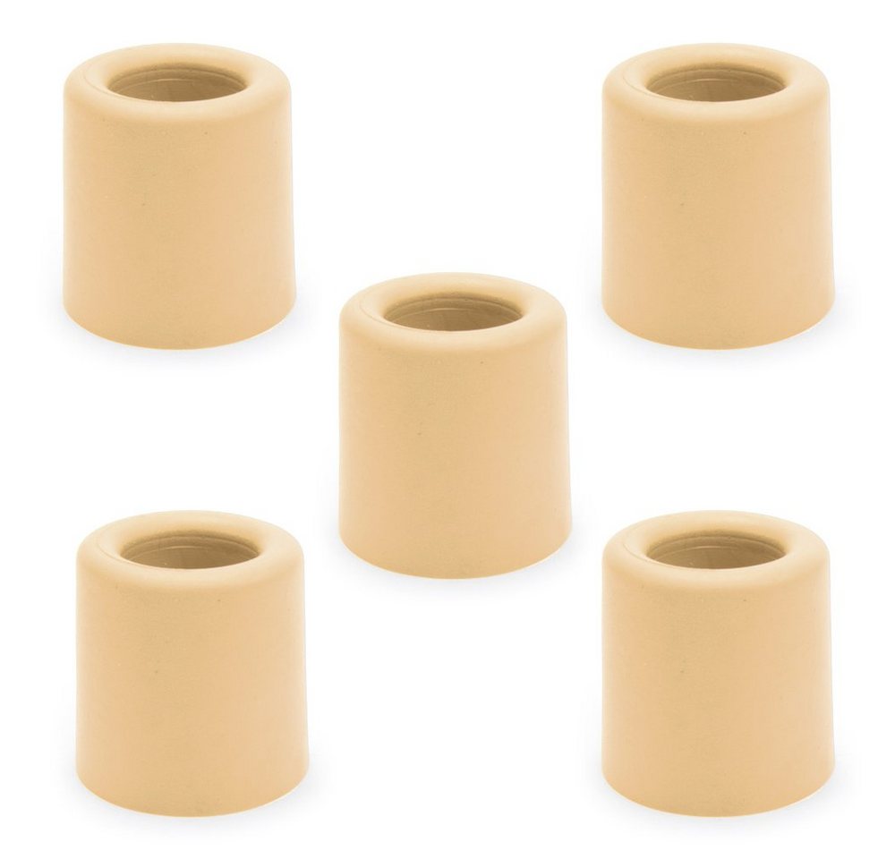 sossai® Türstopper Bodenstopper / Wandstopper NTS1 - ANKE 3 (5 St), Farbe: Beige von sossai®