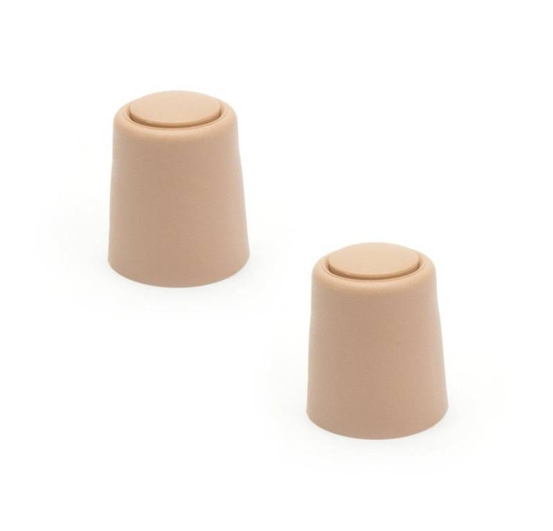 sossai® Türstopper Bodenstopper / Wandstopper NTS2 - BERND (2 St), Farbe: Beige von sossai®