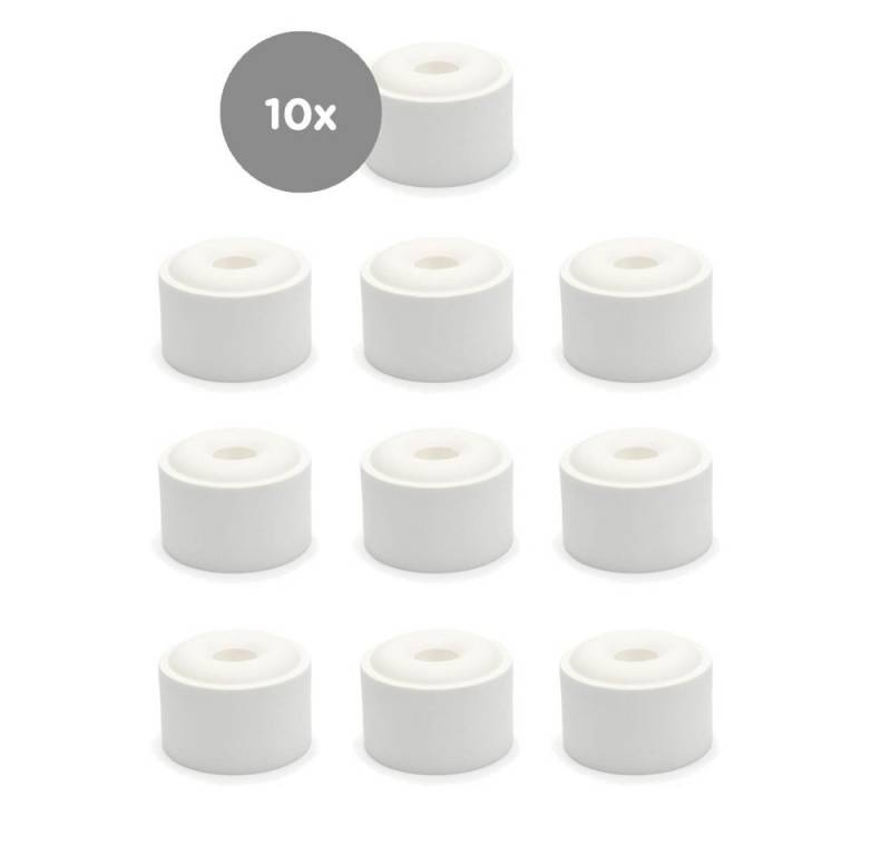 sossai® Türstopper Bodenstopper / Wandstopper NTS3 - JUPP (10 St), Farbe: Weiß von sossai®