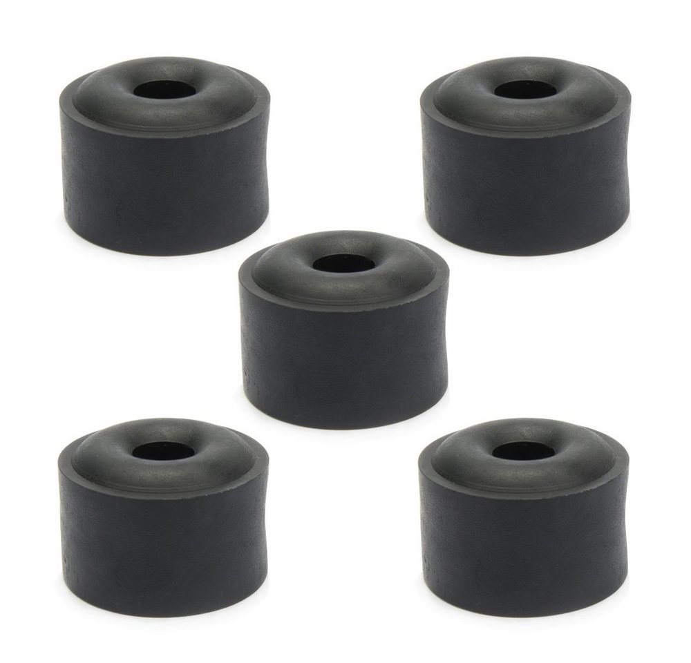 sossai® Türstopper Bodenstopper / Wandstopper NTS3 - JUPP (5 St), Farbe: Schwarz von sossai®