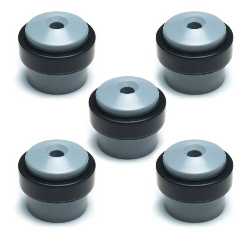 sossai® Türstopper Bodenstopper / Wandstopper NTS5 - SÖREN 1 (5 St), Farbe: Grau von sossai®