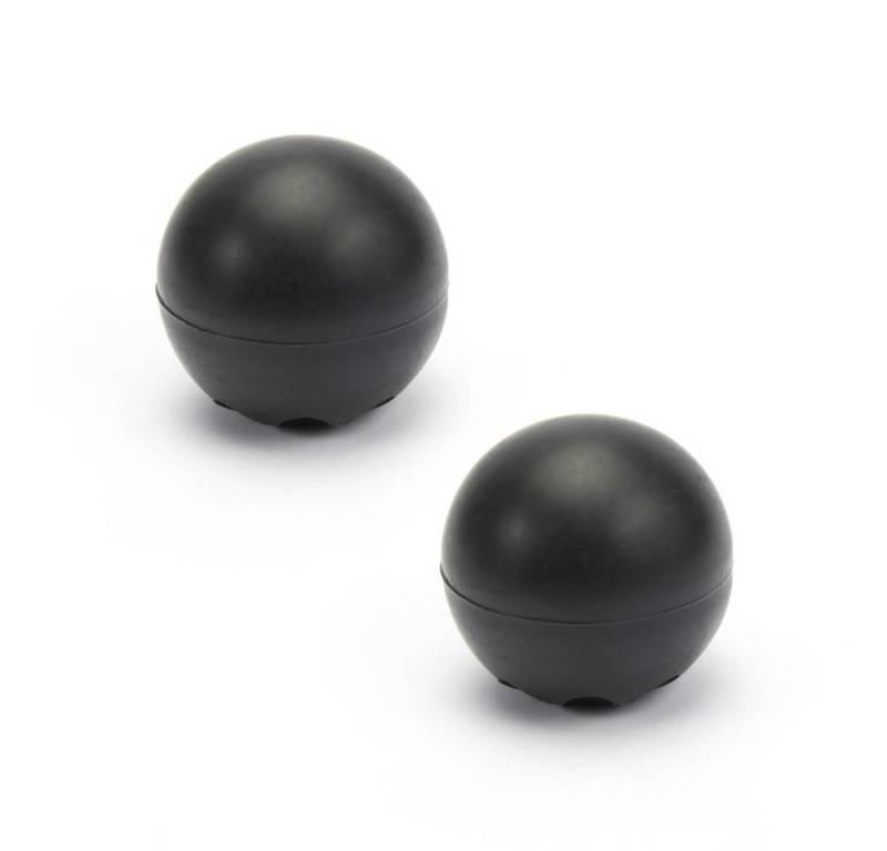 sossai® Türstopper Bodenstopper / Wandstopper NTS6 - GLOBE (2 St), Farbe: Schwarz von sossai®