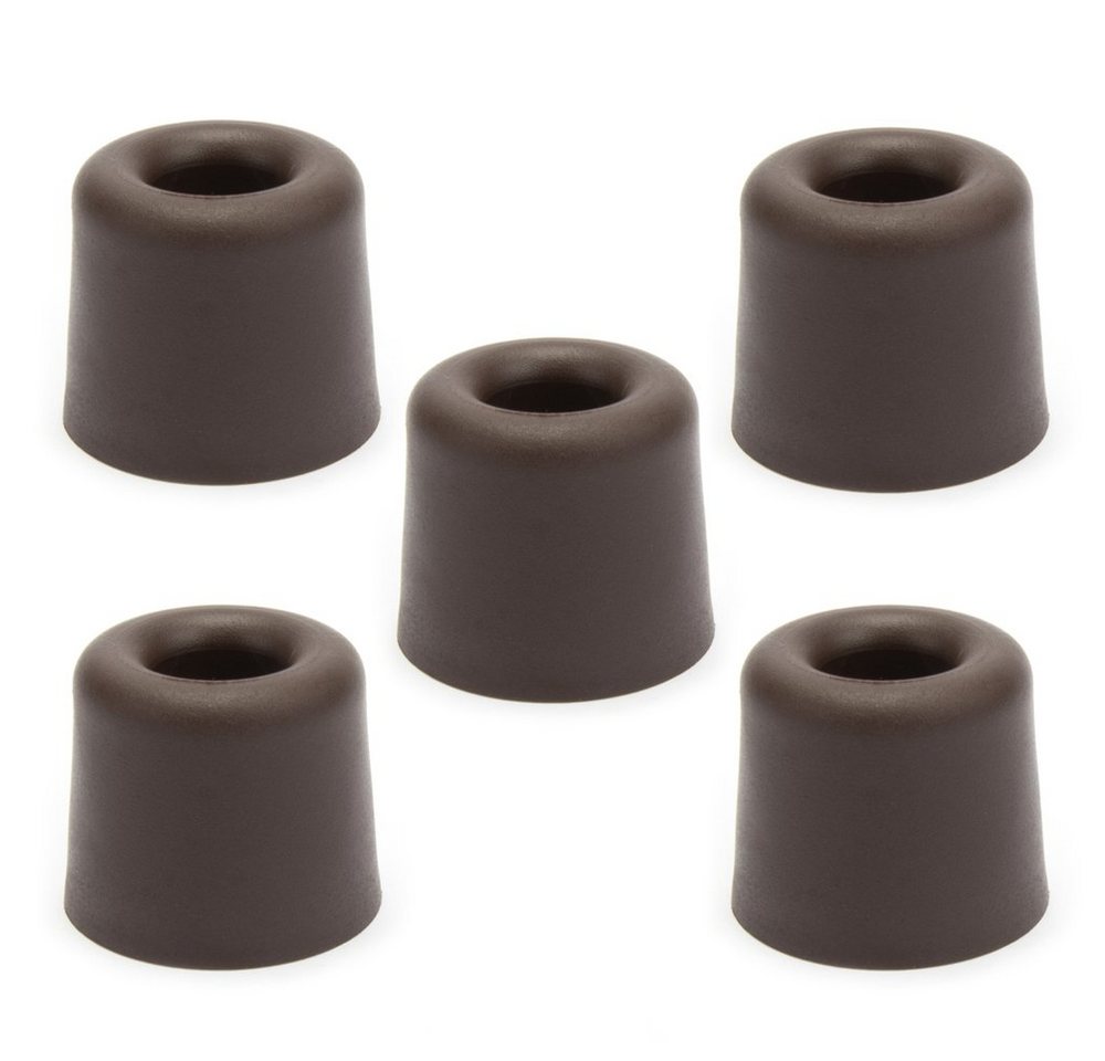 sossai® Türstopper Bodenstopper / Wandstopper NTS7 - CLASSIC (5 St), Farbe: Braun von sossai®