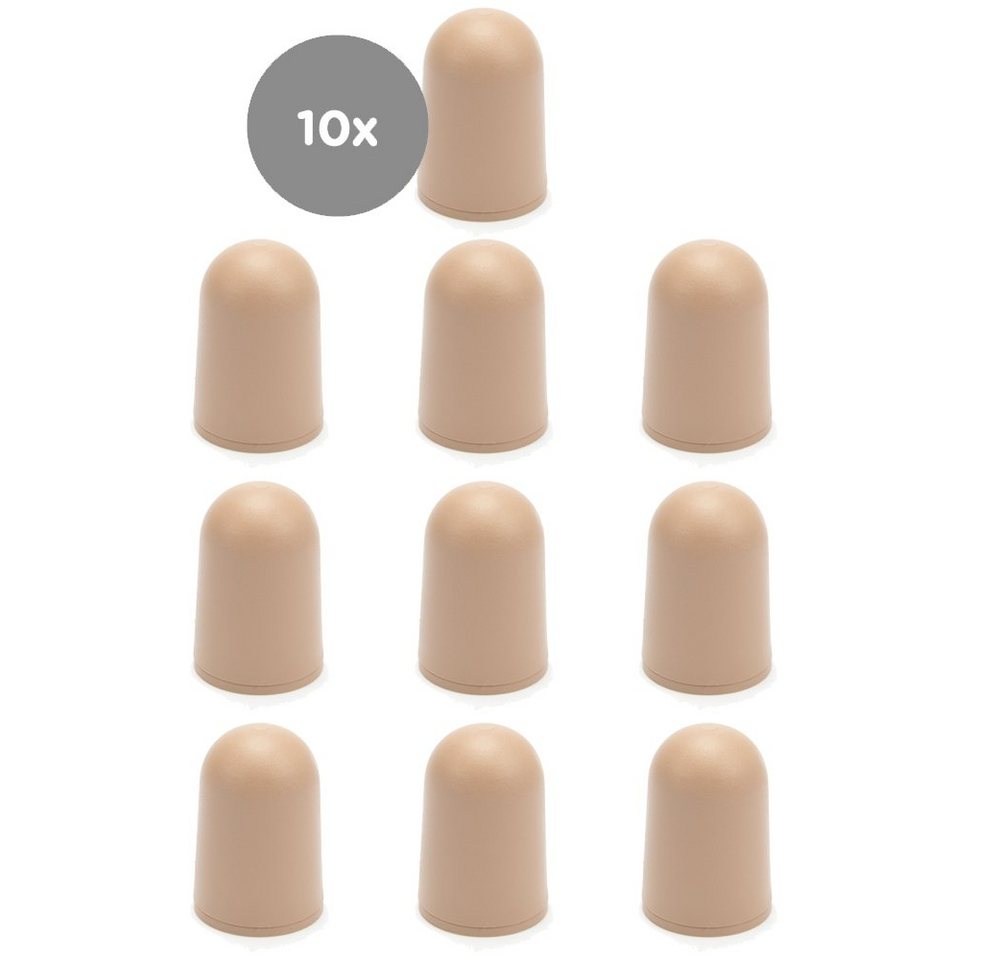 sossai® Türstopper Bodenstopper / Wandstopper NTS9 - TONI (10 St), Farbe: Beige von sossai®