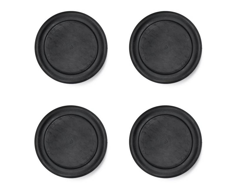 sossai® Vibrationsdämpfer 4x Waschmaschinen Schwingungsdämpfer Pulsar, (4-St), Farbe: Schwarz von sossai®