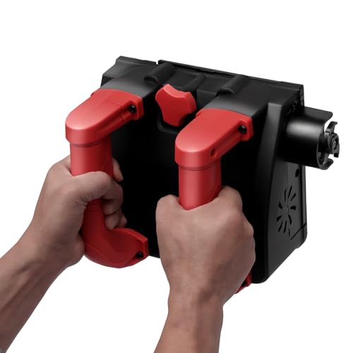 soudesileim 1200W Elektrische Putzfräse, Fräsbreite 16cm, Hobeltiefe 1-4mm, Betonfräser mit Absaugung, Bodenschleifer, Sanierungsfräse für Wänden, Decken, Böden (Gemeinsames Messer) von soudesileim