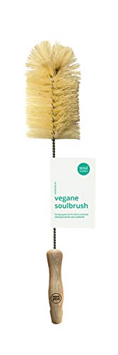 soulbottles soulbrush • Reinigungsbürste für Flaschen • Flaschenbürste, natur, vegan, plastikfrei von soulbottles