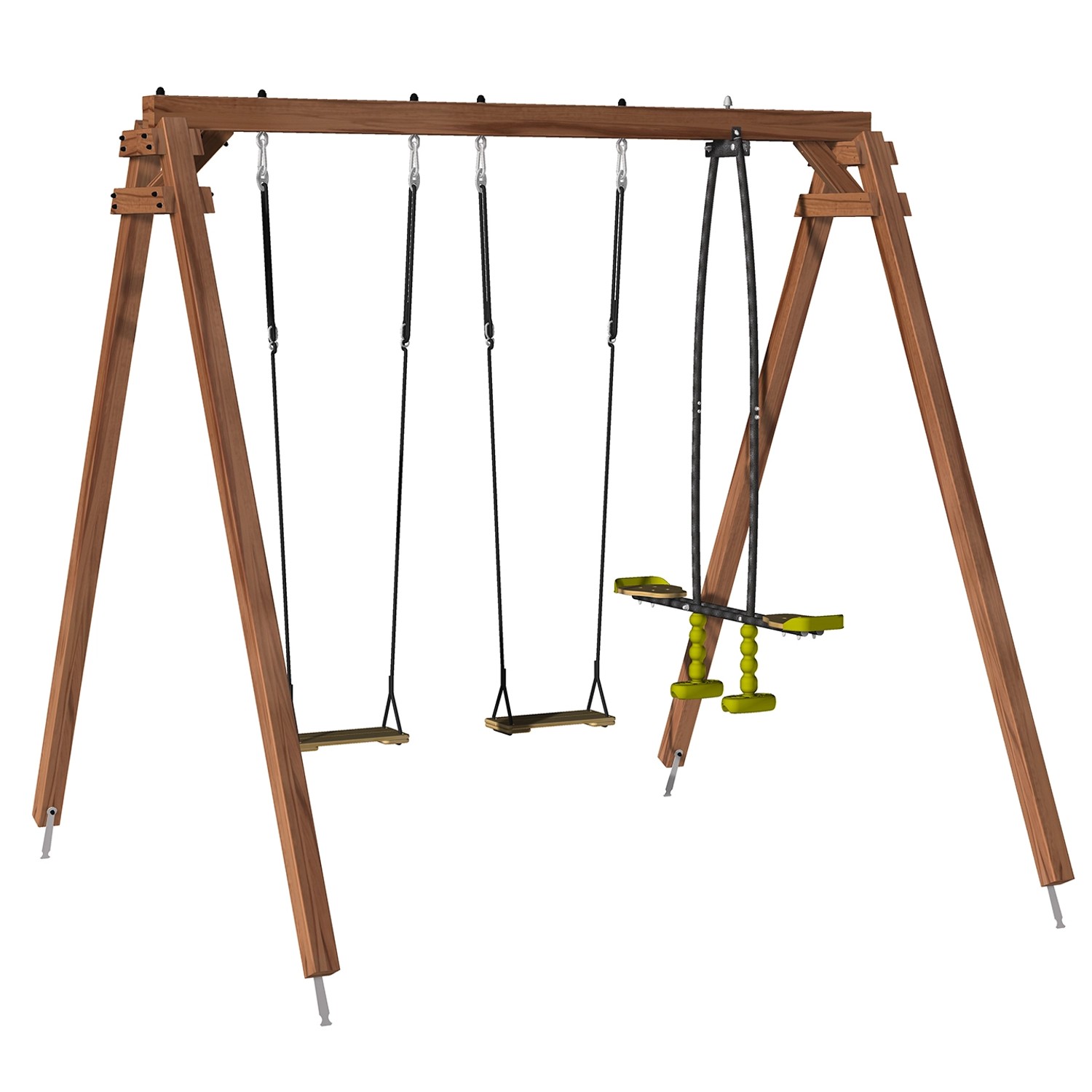 Soulet Holzschaukel Gautier 240 cm x 207 cm x 224 cm Soulet Holzschaukel Gautier 240 cm x 207 cm x 224 cm von soulet