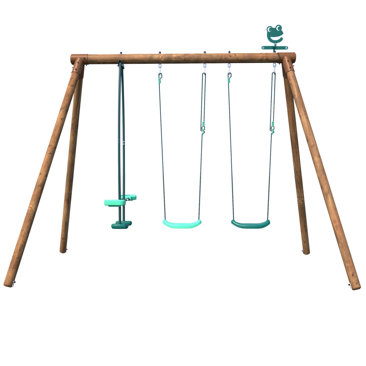 Soulet Holzschaukel Polo 307 cm x 189 cm x 222 cm Soulet Holzschaukel Polo 307 cm x 189 cm x 222 cm von soulet