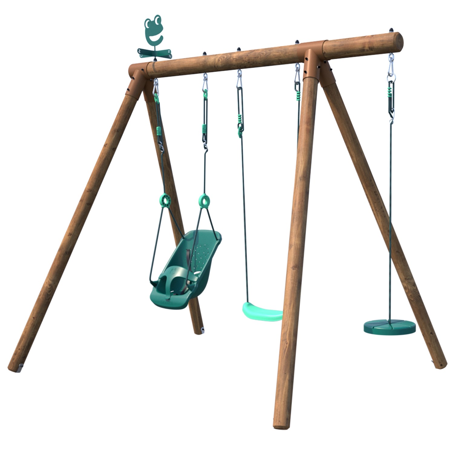 Soulet Holzschaukel Tiago 242 cm x 166 cm x 195 cm Soulet Holzschaukel Tiago 242 cm x 166 cm x 195 cm von soulet