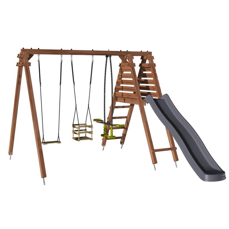 Soulet Holzschaukel Trefle 291 cm x 351 cm x 224 cm von soulet
