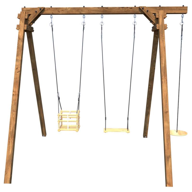 Soulet Holzschaukel Ulysse 240 cm x 207 cm x 224 cm von soulet
