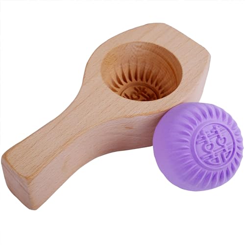 Soulnioi Butterformen Mondkuchenform aus Holz, traditionelles chinesisches Gebäck, 3D-Presse, fröhliche Form zum Pressen von Brötchen, traditionelles chinesisches Gebäck, Dessertformen, 3,5 cm Soulnioi Butterformen Mondkuchenform aus Holz, traditionelles chinesisches Gebäck, 3D-Presse, fröhliche Form zum Pressen von Brötchen, traditionelles chinesisches Gebäck, Dessertformen, 3,5 cm von soulnioi