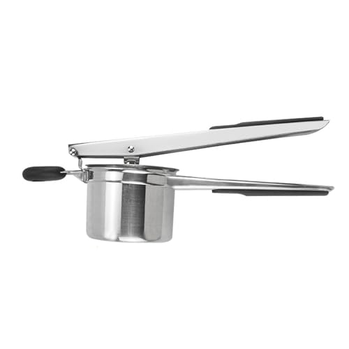 Soulnioi Kartoffelpresse Kartoffelpresse aus Edelstahl, robuste Lebensmittelpresse, multifunktionale Presse für Kartoffelbrei, Marmelade, Gemüse und Obst, Küchenhelfer, #237 Potato RICER von soulnioi