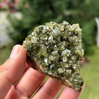 Epidote Quartz - From Turkey von sourceofwitchcraft