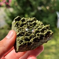 Epidote Quartz - From Turkey von sourceofwitchcraft