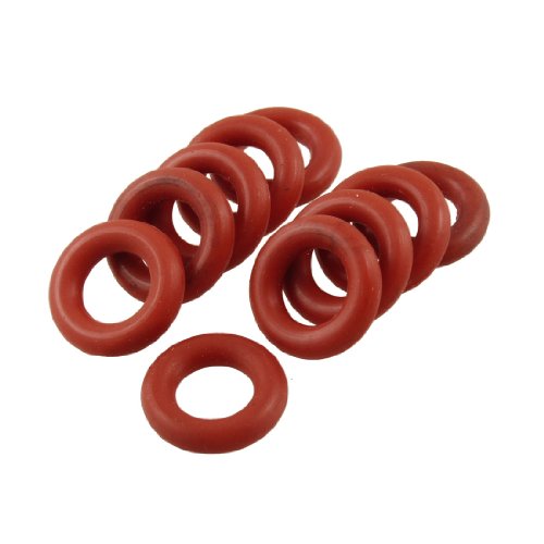 10 PCS Flexible Silikon O Ring Seal Dichtung 8 mm x 15 mm x 3,5 mm de von uxcell