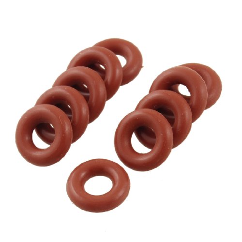sourcing map 10 PCS Silikon O Ring Dichtung Dichtung 5 mm x 11 mm x 3 mm de von uxcell